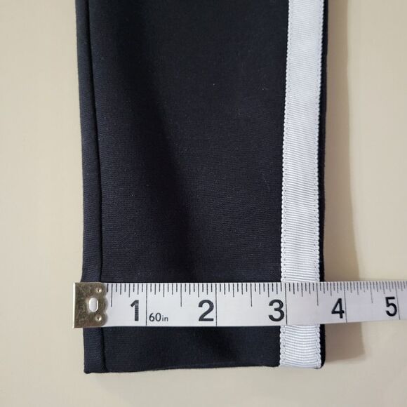 Loft Black Skinny Legging White Stripe Trouser - Picture 8 of 12
